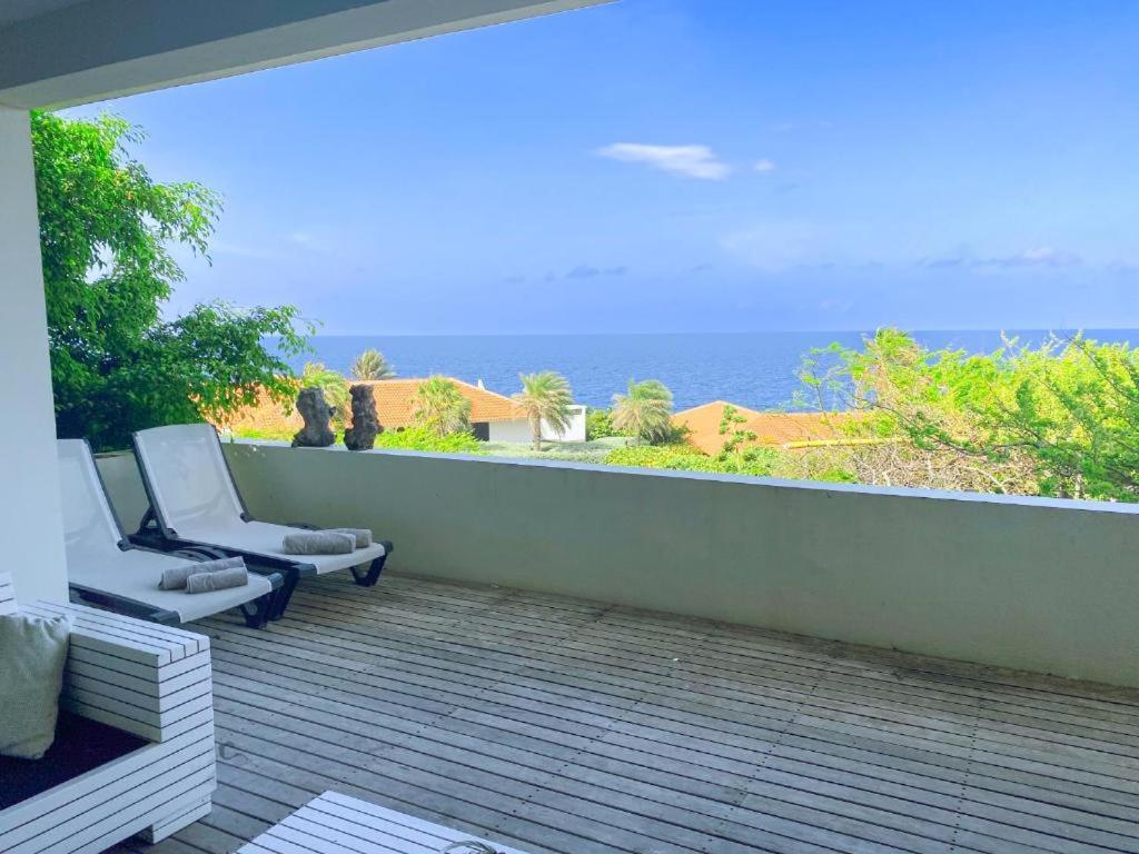 Luxe zeezicht appartement Bayside, Jan Thiel Boca Gentil Willemstad Buitenkant foto
